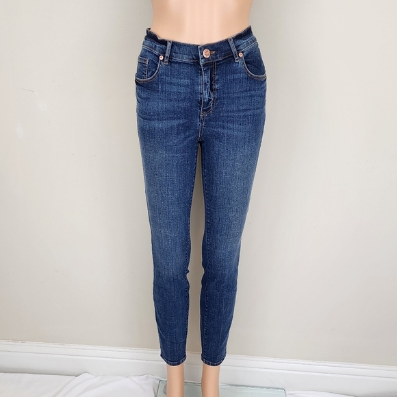 Loft Modern Skinny Ankle Jeans Pants - Picture 2 of 11